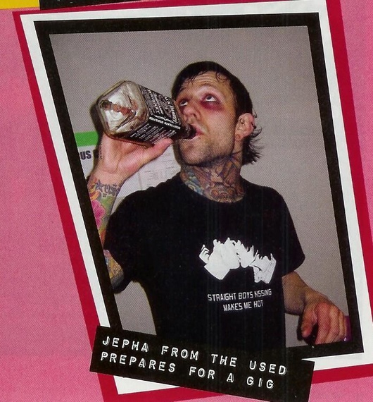 Jepha Howard wearing the shirt for a magazine shoot.